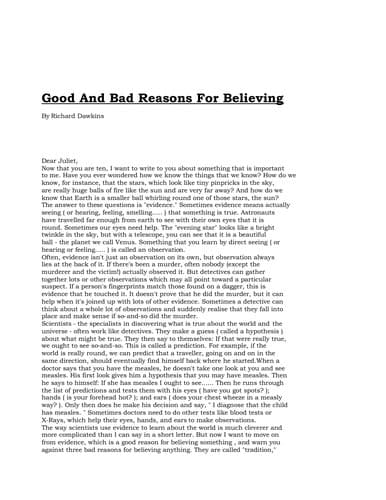 God Is Great, God Is Good: Why Believing in God Is Reasonable and Responsible