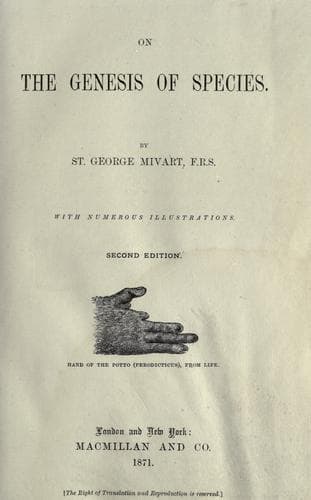 On the Genesis of Species