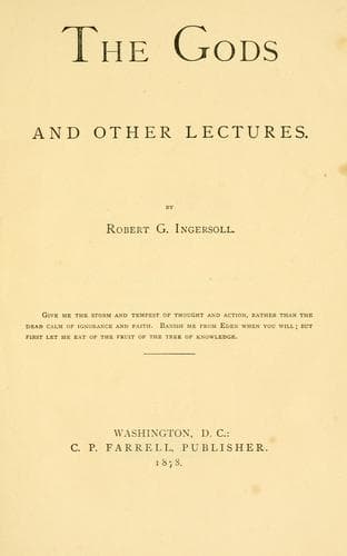 The Gods and Other Lectures