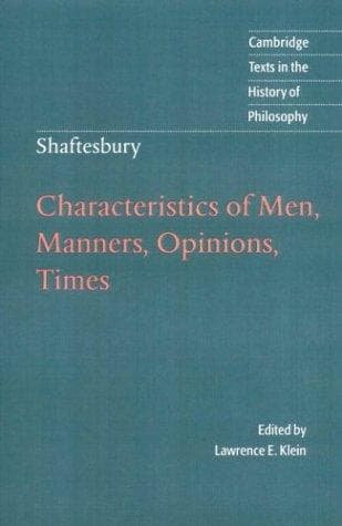 Characteristics of Men, Manners, Opinions, Times