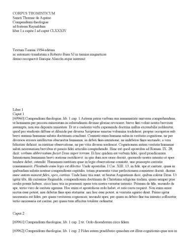 Compendium Theologiae