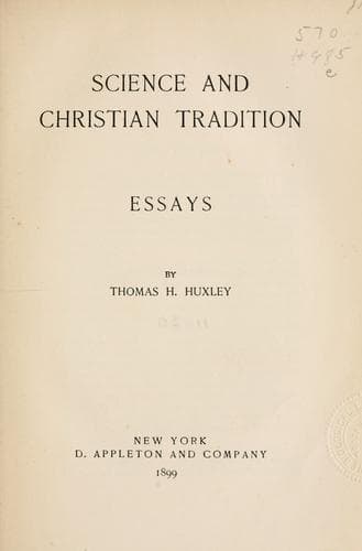 Science and Christian Tradition