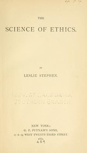 The Science of Ethics