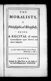 The Moralists: A Philosophical Rhapsody