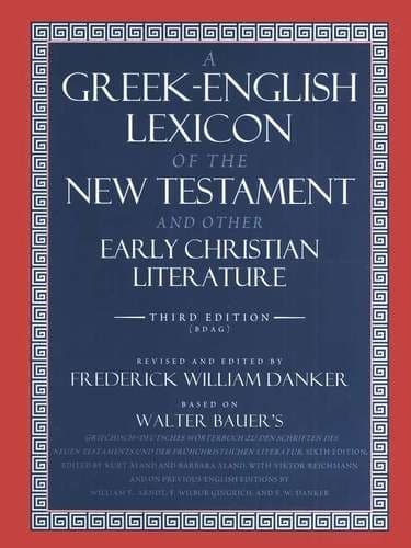 Greek-English Lexicon of the New Testament