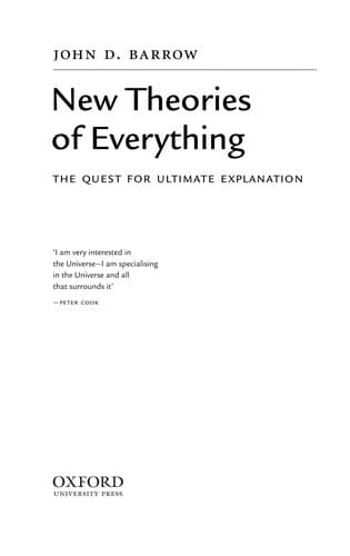 Theories of Everything: The Quest for Ultimate Explanation