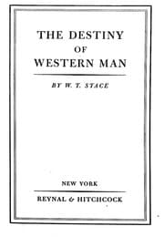 The Destiny of Western Man