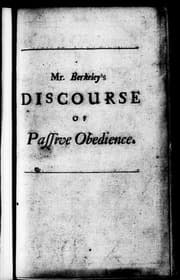 Passive Obedience
