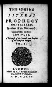 The Scheme of Literal Prophecy Considered