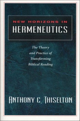 New Horizons in Hermeneutics