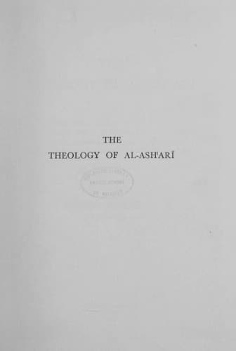 The Theology of al-Ash'ari