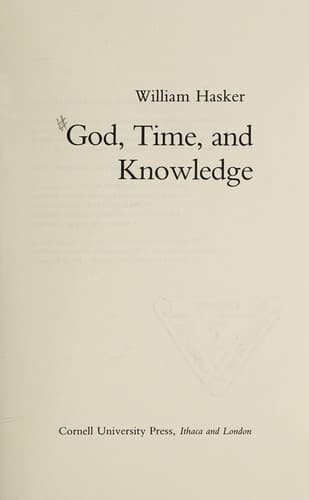 God, Time, and Knowledge