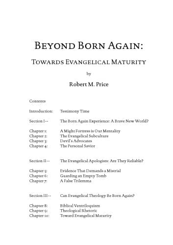 Beyond Born Again: Toward Evangelical Maturity