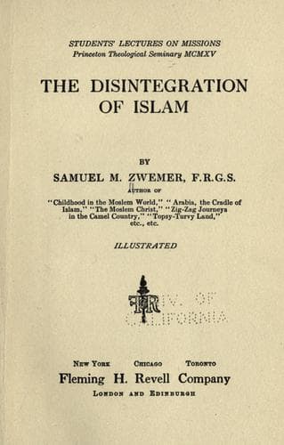 The Disintegration of Islam