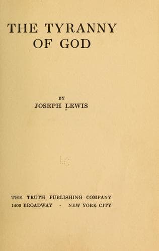 The Tyranny of God