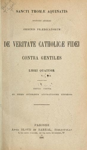 Summa Contra Gentiles