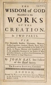 The Wisdom of God Manifested in the Works of Creation