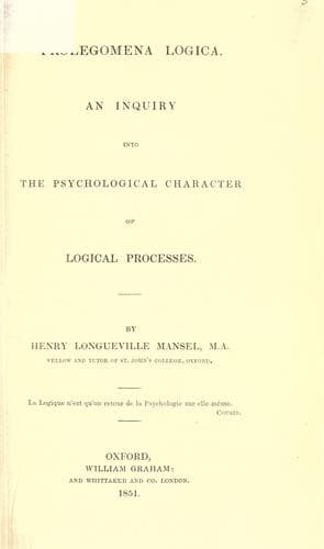 Prolegomena Logica