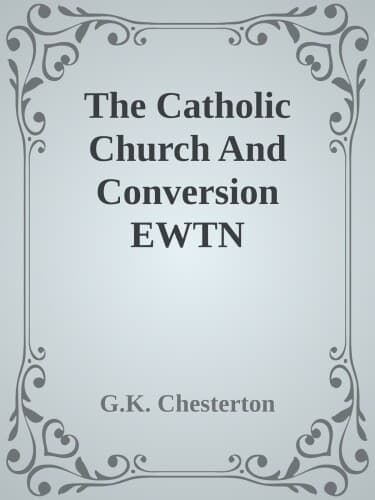 The Catholic Church and Conversion