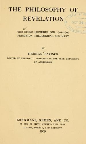 The Philosophy of Revelation