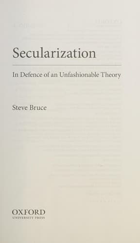 Secularization