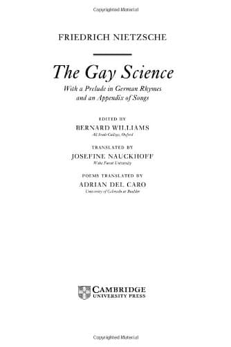 The Gay Science