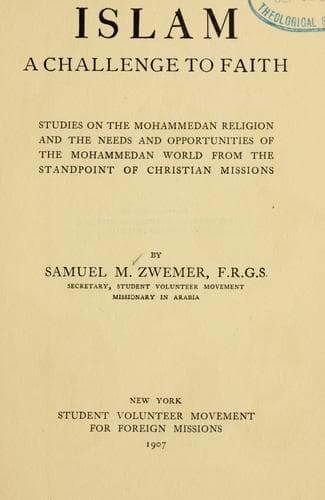 Islam: A Challenge to Faith