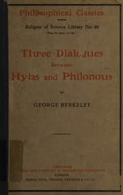 Three Dialogues between Hylas and Philonous